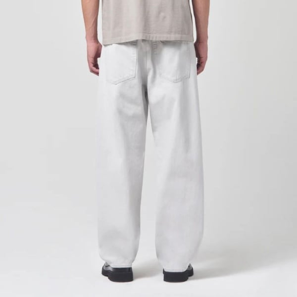 Pasadena Dad Jeans | Baggy, White, Unisex