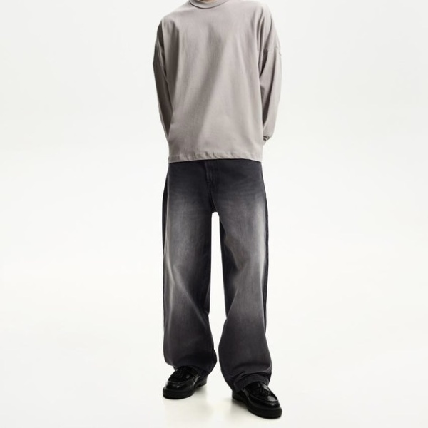 Faded Black Jeans | Baggy | Unisex