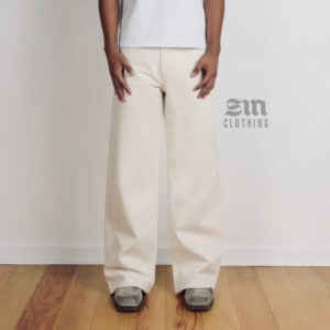 PASADENA JEANS - WHITE- UNISEX