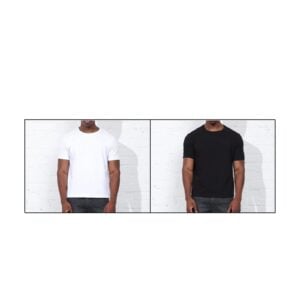 2-Pack Crop Tee | Midnight + Tokyo White